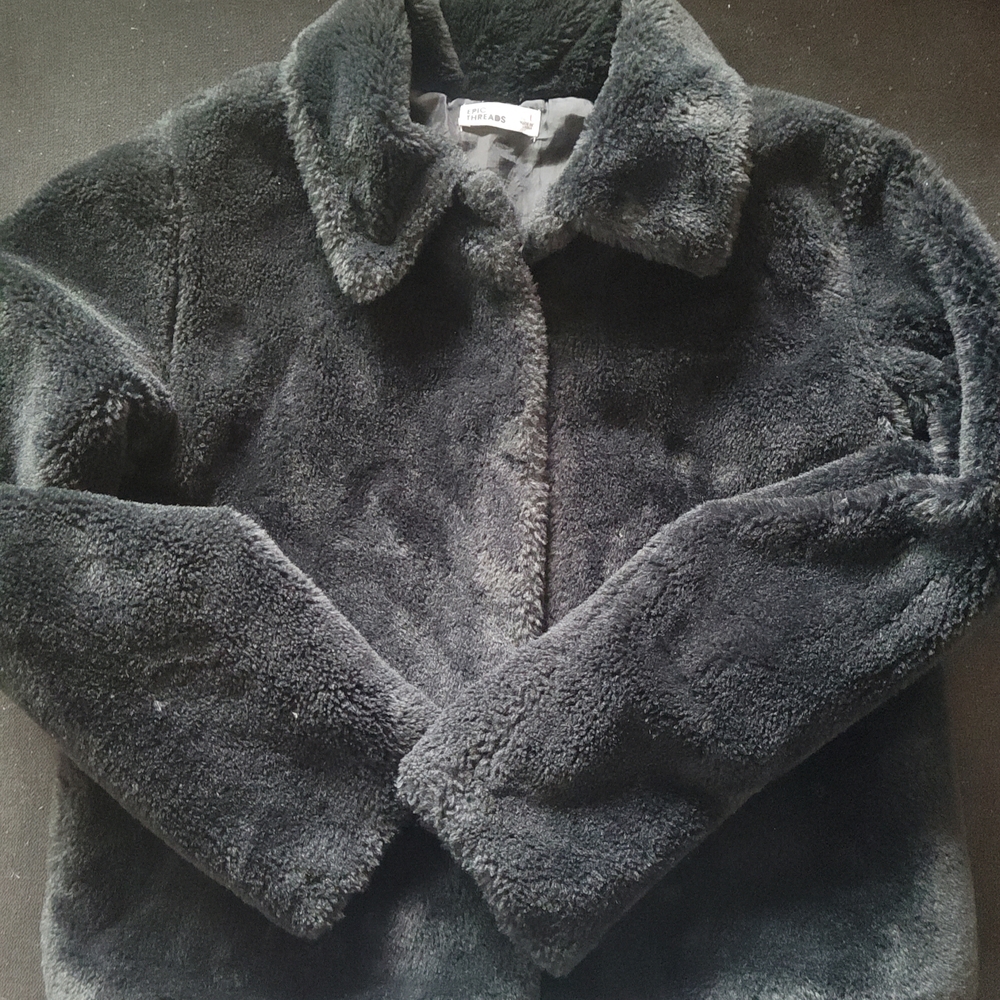 Epic Threads Kids Fuzzy Gray Jacket